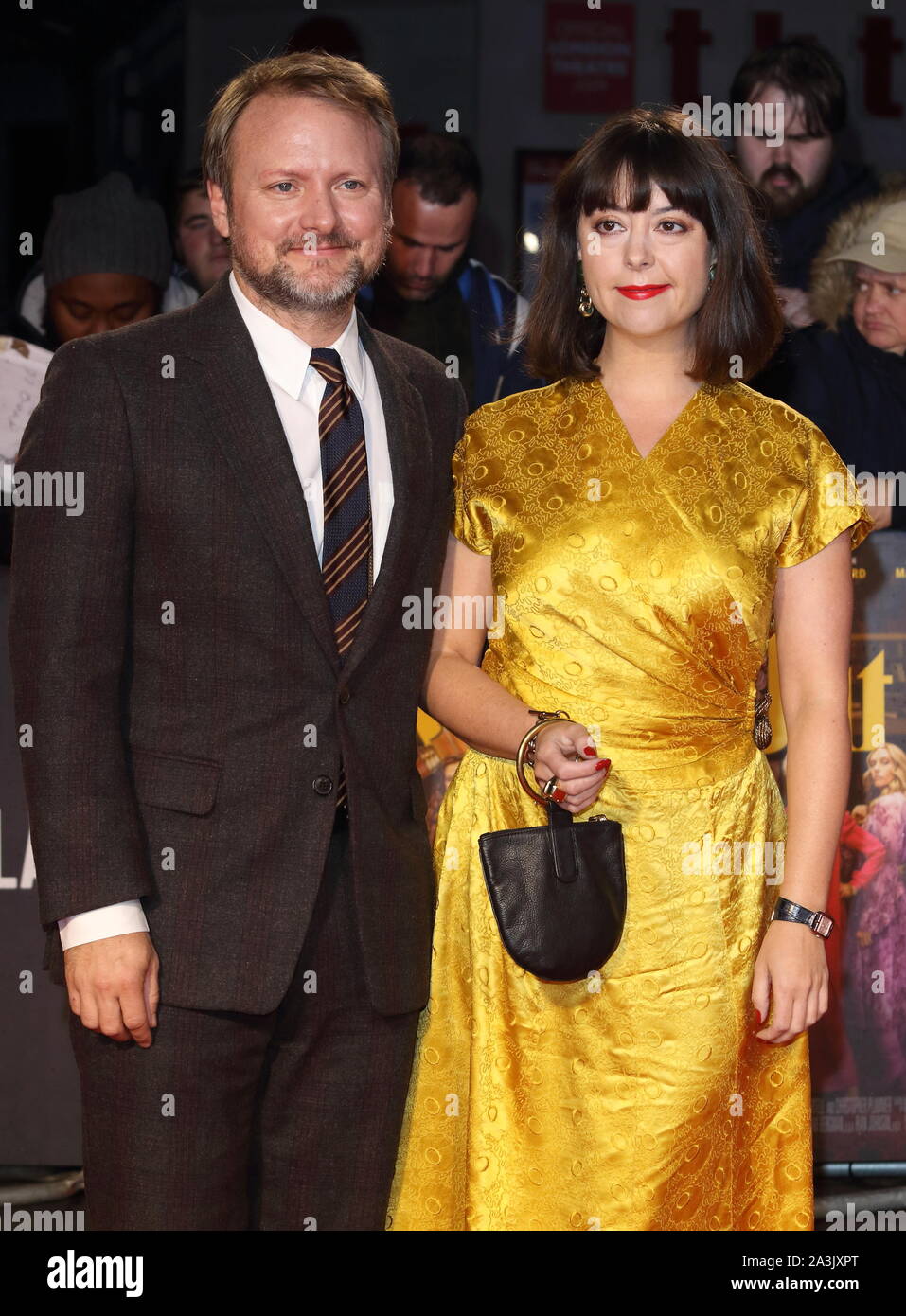 Rian Johnson and Karina Longworth attend The BFI 63rd London Film