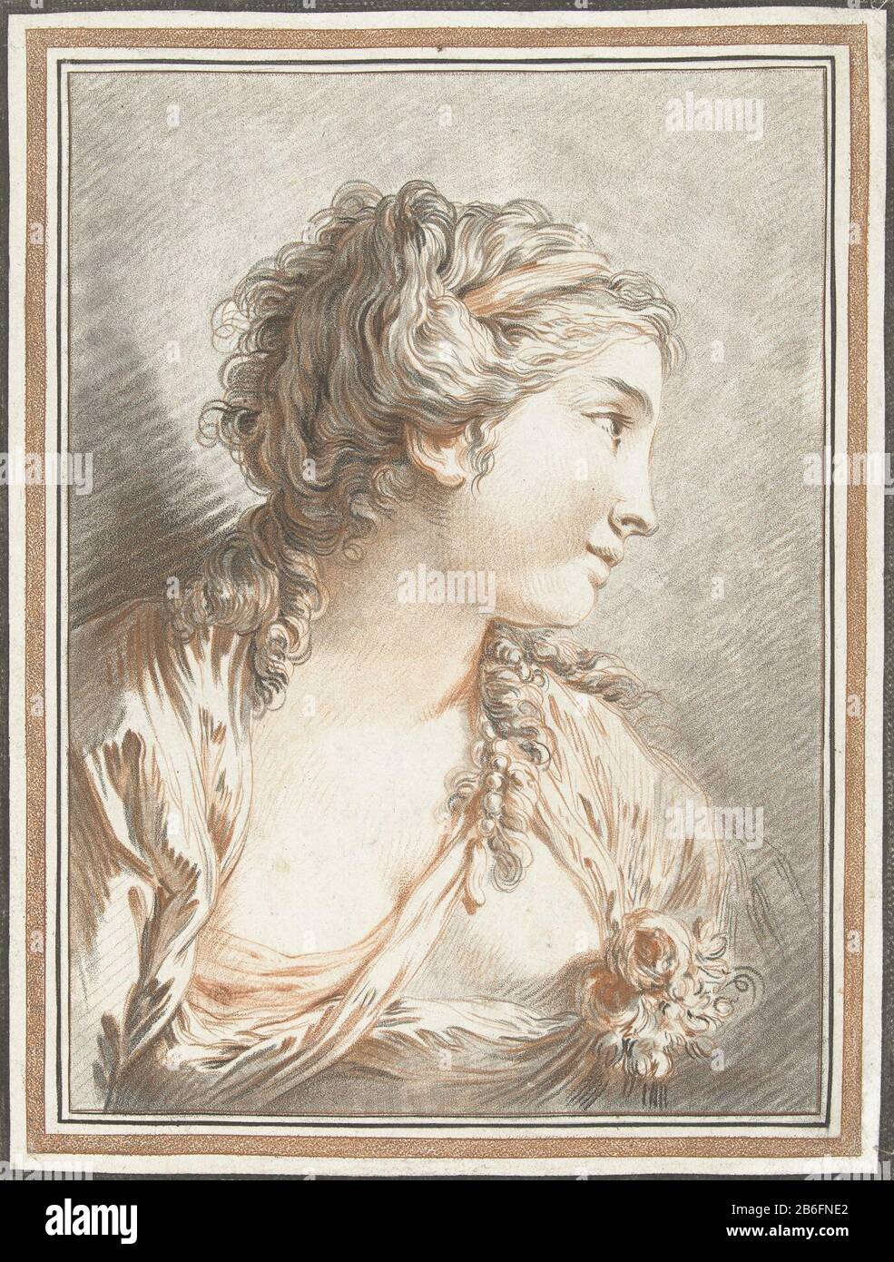 Bust of woman Bust of woman object type picture Item number RPP1954