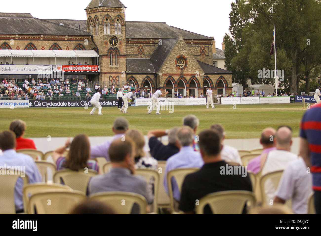 Cheltenham cricket festival at Cheltenham College Stock Photo Alamy