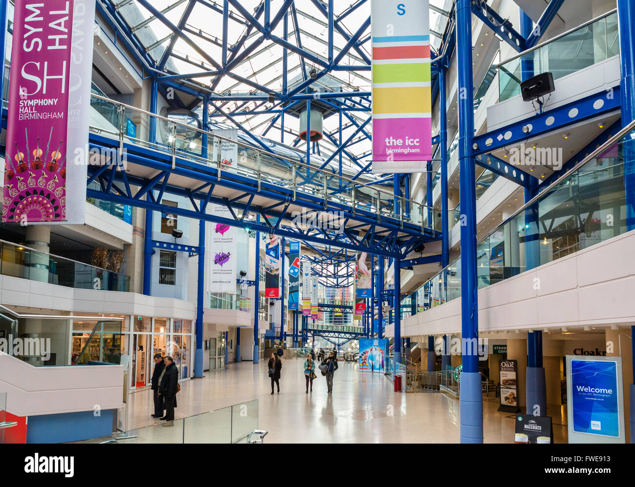 Interior of the International Convention Centre (ICC), Birmingham Stock