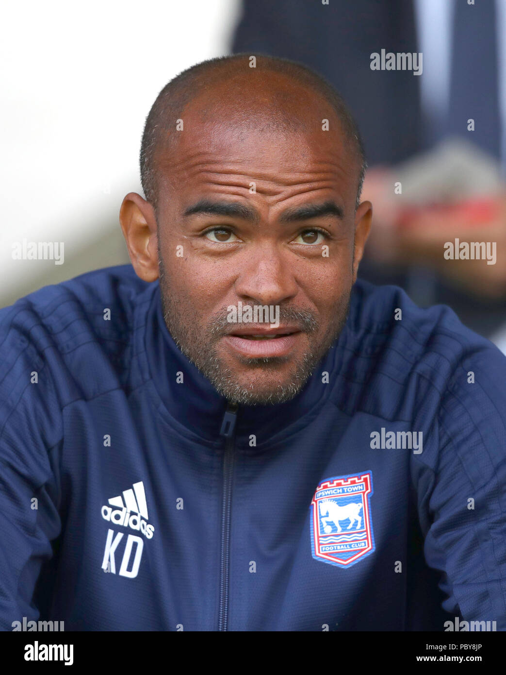 Former Ipswich Town player Kieron Dyer during the pre-season friendly ...