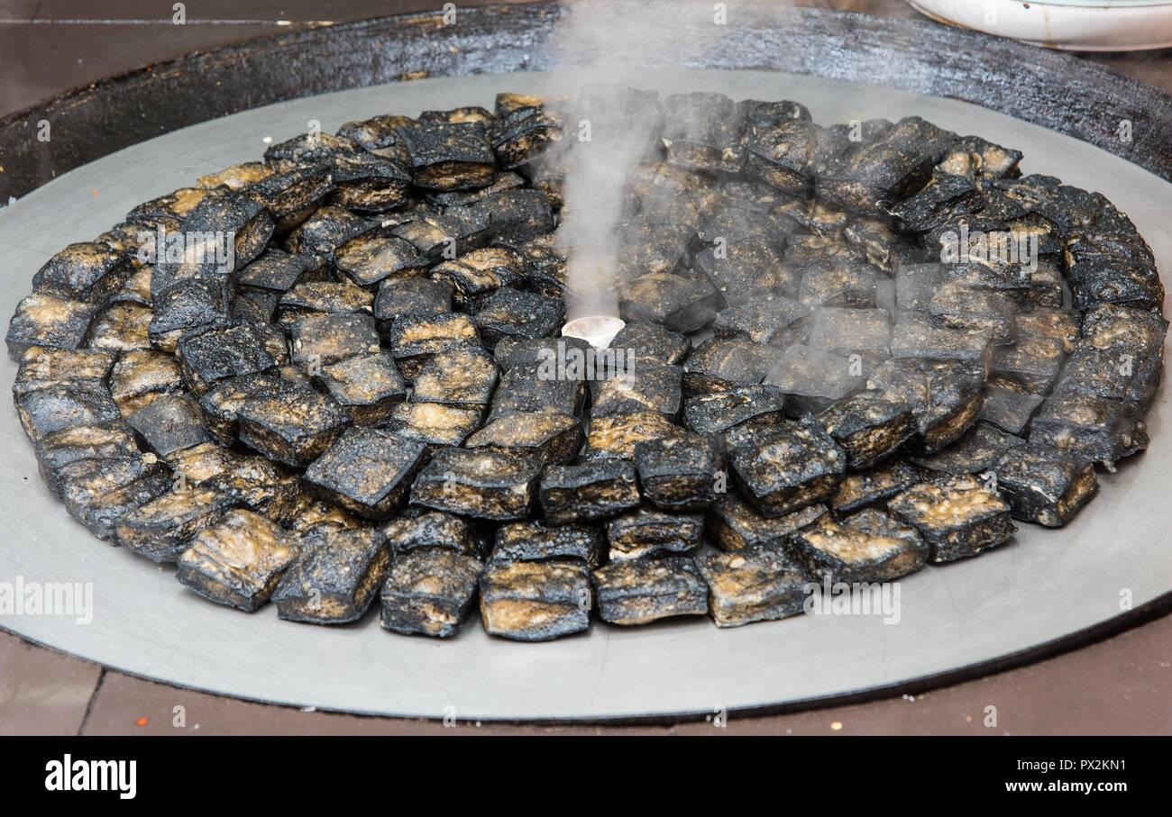 Stinky tofu for sale in Fenghuang, Hunan, China Stock Photo Alamy