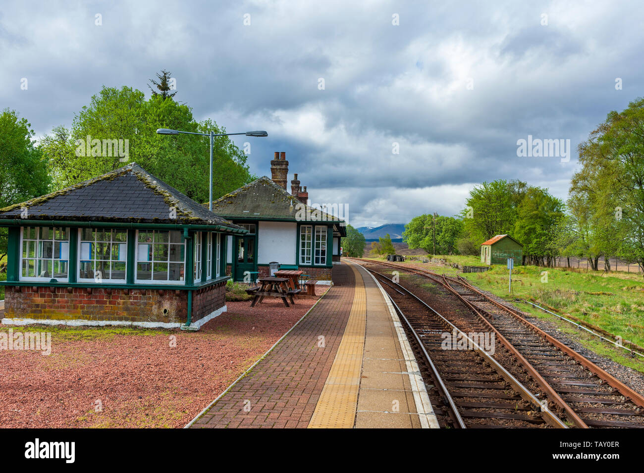 Rannoch Station, Perth and Kinross, Scotland, United Kingdom One of